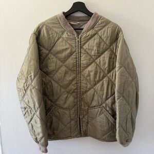 Vintage 1970s Sears Puffer Zip Up Jacket Men's Large